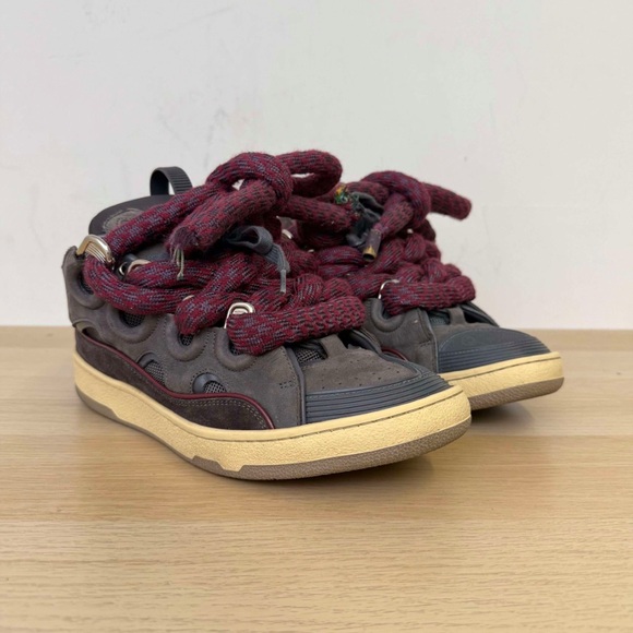 lanvin curb sneakers